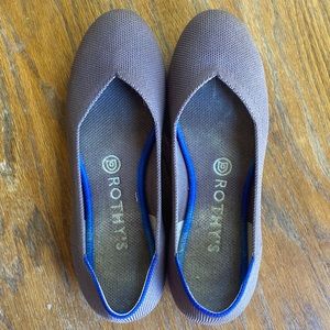 Rothy’s brown flats- size 8